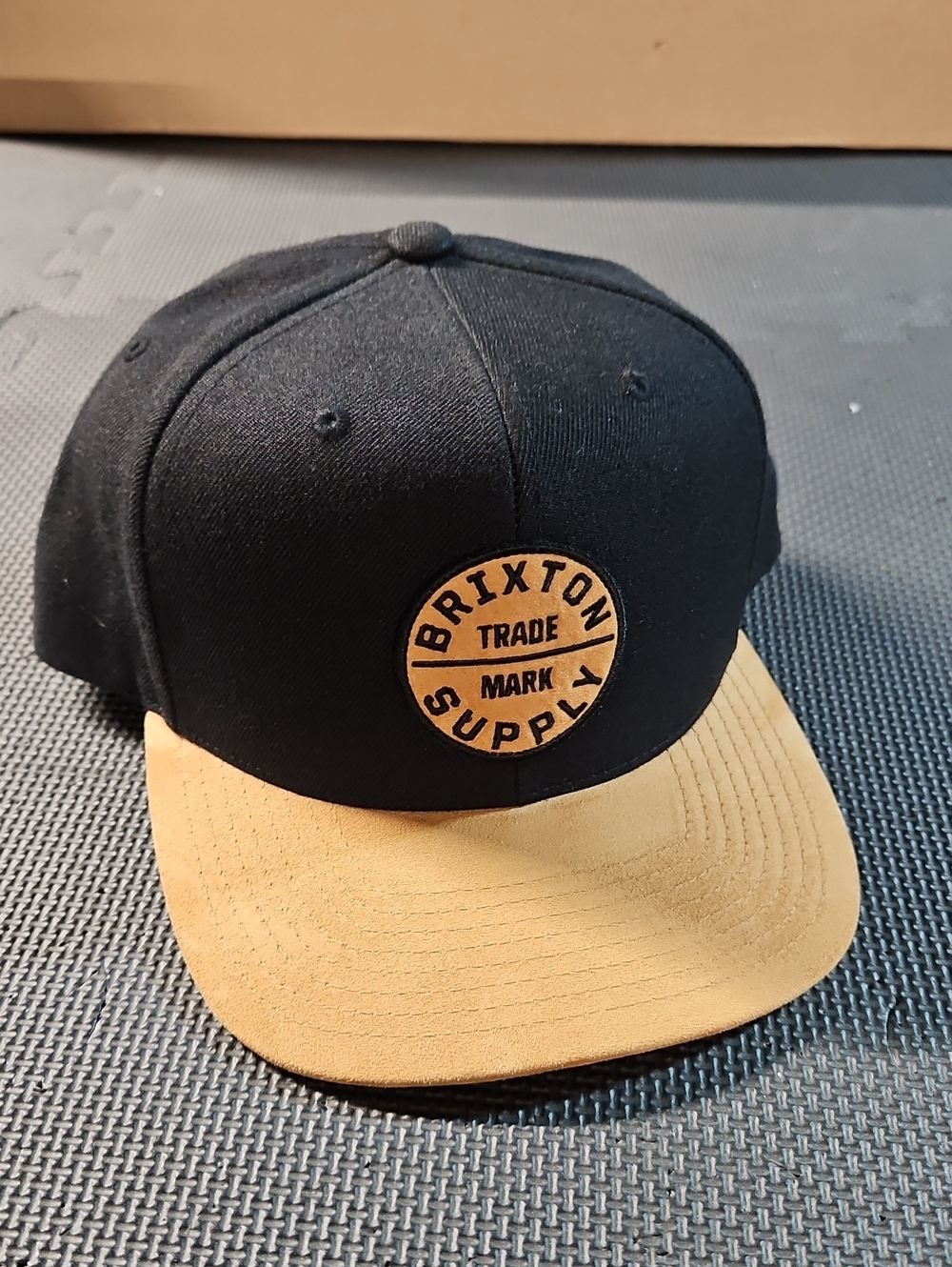 Brixton Supply Snapback Hat Black/Brown